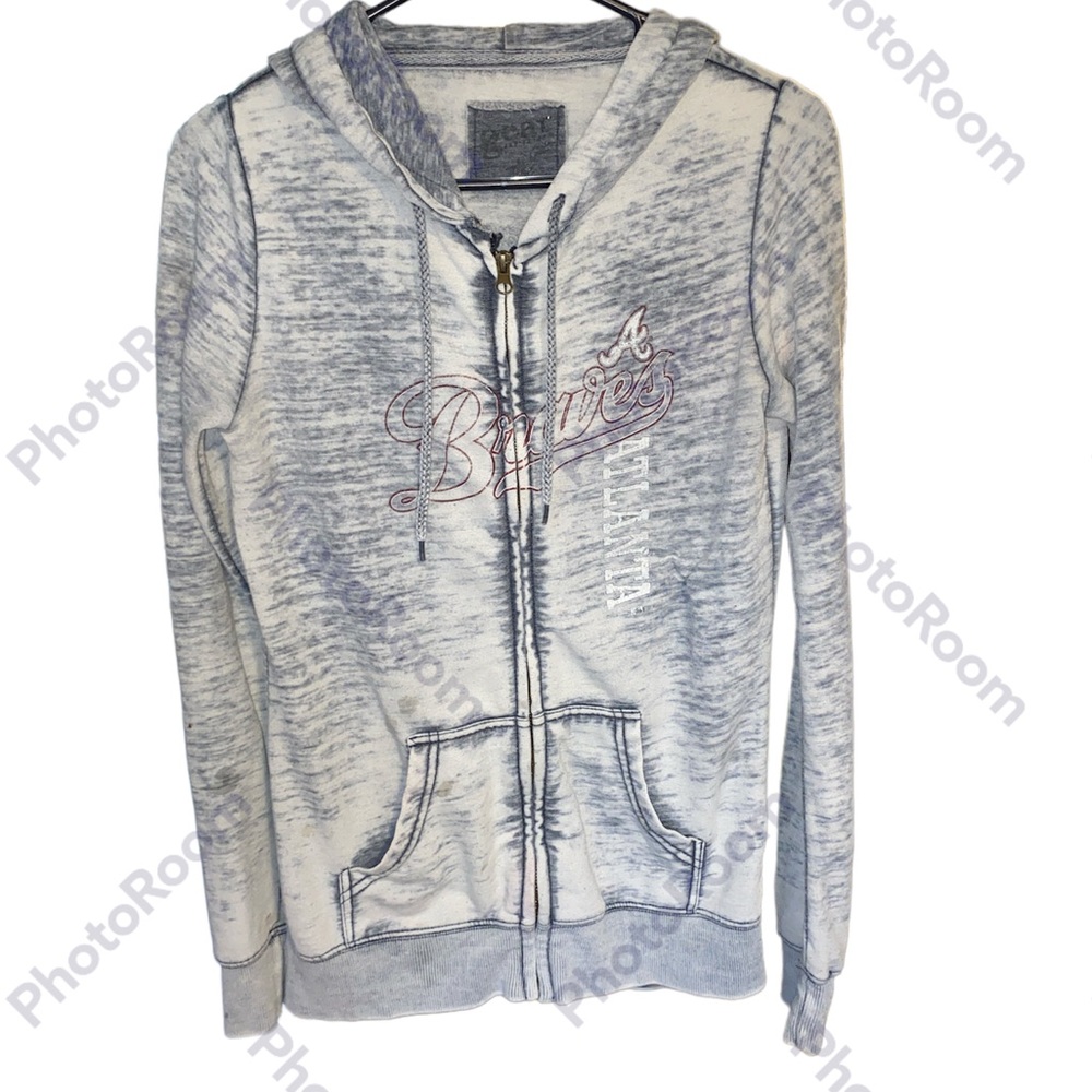 Women's Gray Zip-Up Hoodie